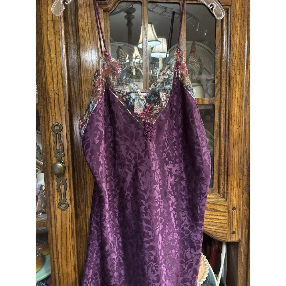 Vintage Wendy Ann Baby Doll Lacey‎ Lingerie Purple  Floral Sexy Feminine